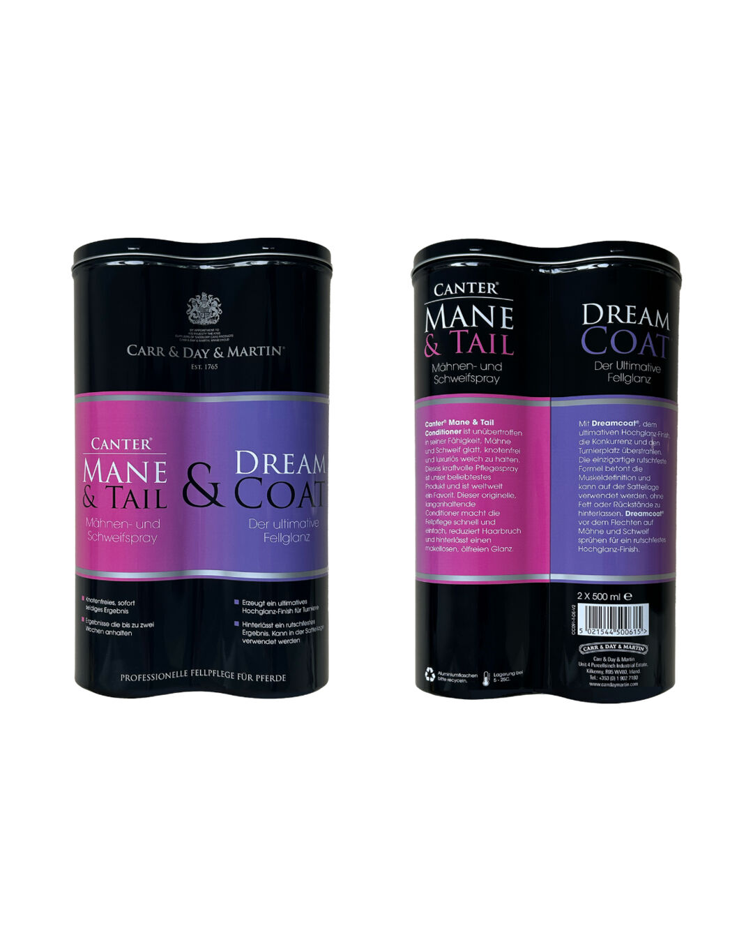 Mähnen- und Schweifspray + Fellglanzspray Care Duo